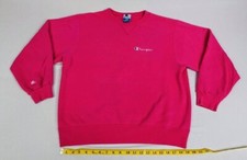 Vintage 90s Champion Sweatshirt Pink Pull Over Size Large Distressed Stained