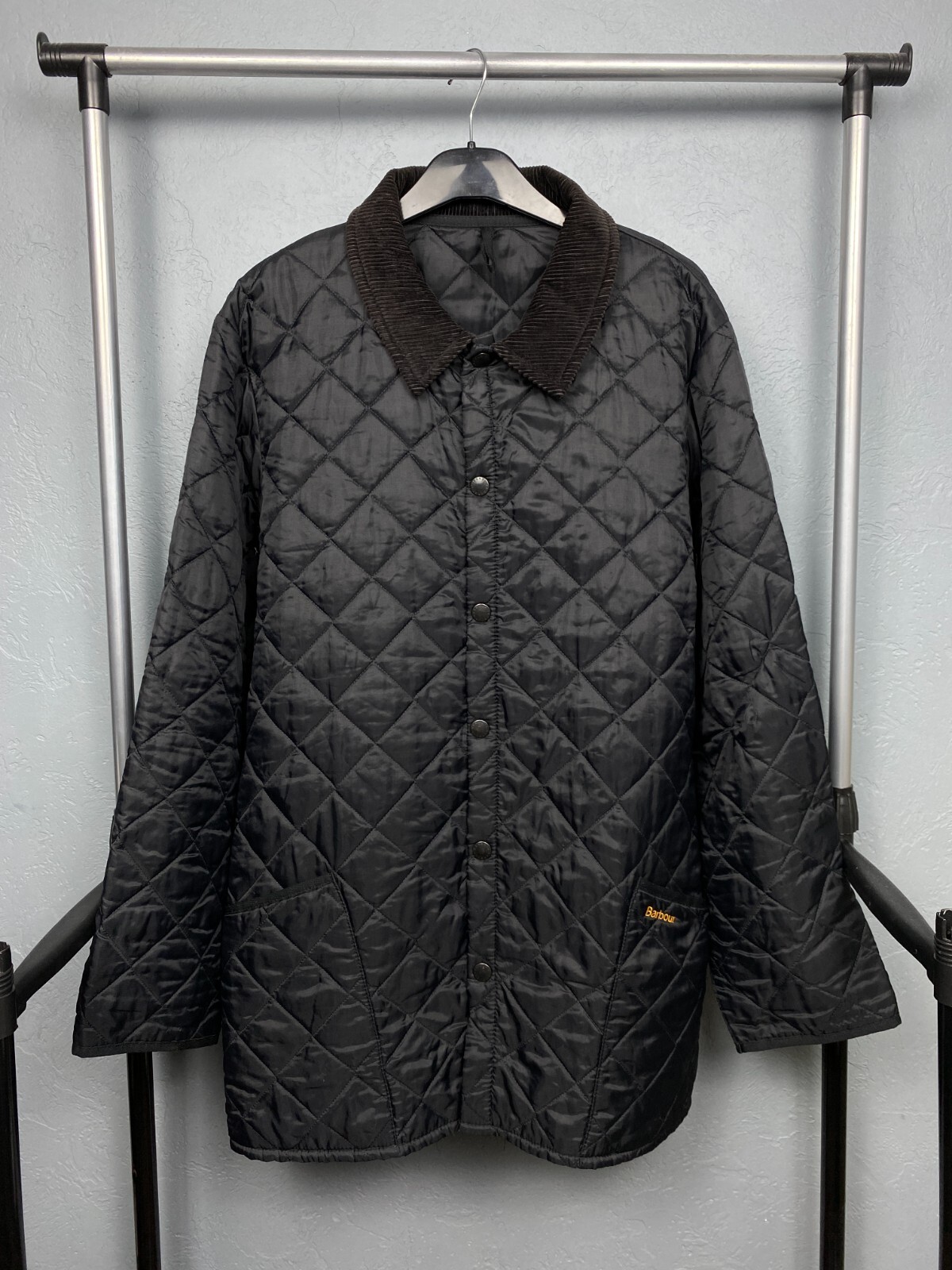 Barbour 90s Vintage Mens Liddesdale Quilted Jacket Size XL