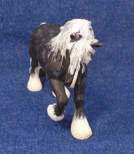Schleich Draft Tinker Draft Mare Horse Dappled Black 2003 - Rare Coloration? - Picture 2 of 5