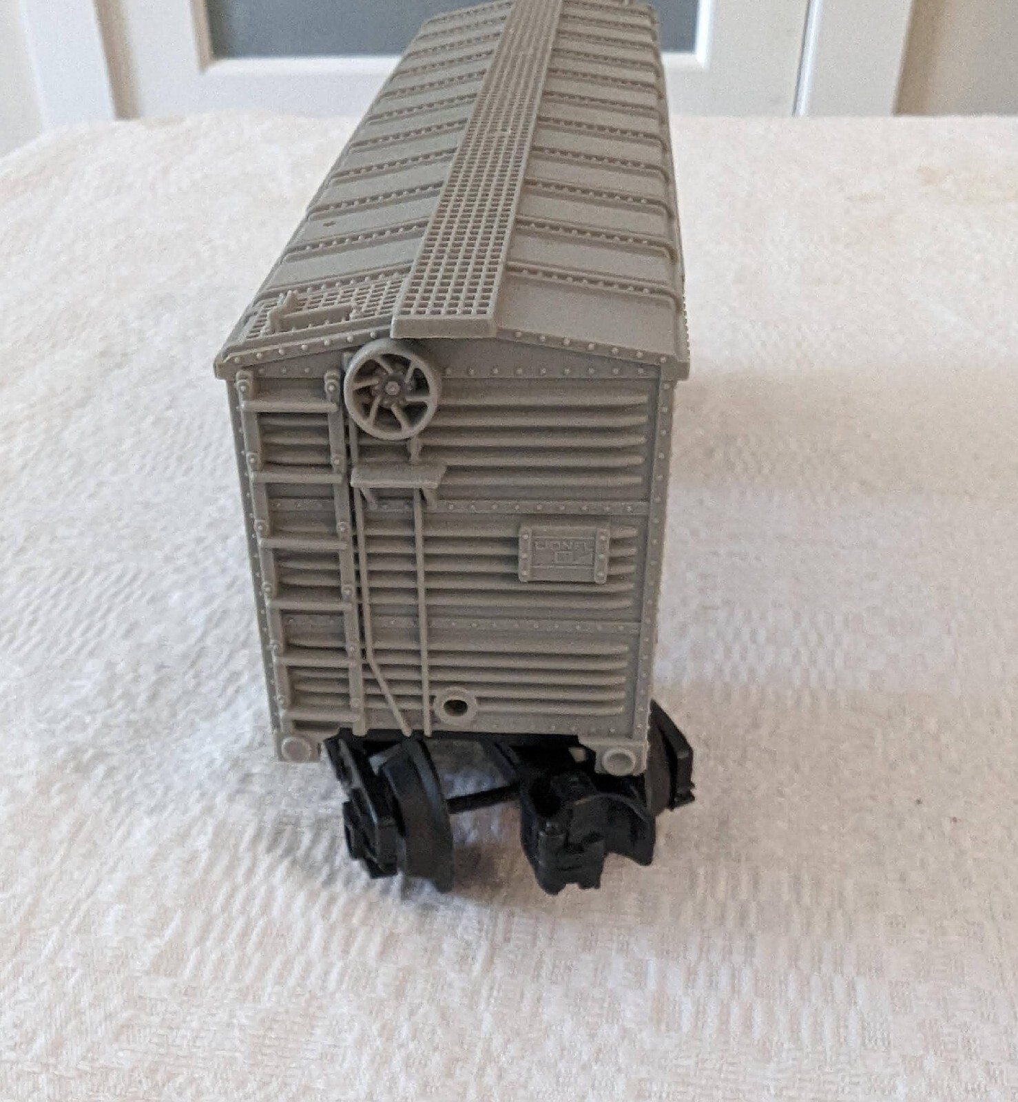 Lionel O Gauge Train Car #9043 Grey Erie Lackawanna Freight Car - Picture 3 of 5