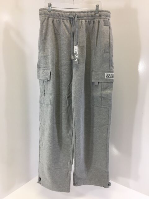PRO CLUB MENS HEVYWEIGHT FLEECE CARGO PANTS HEATHER GRAY 2XL NWT | eBay