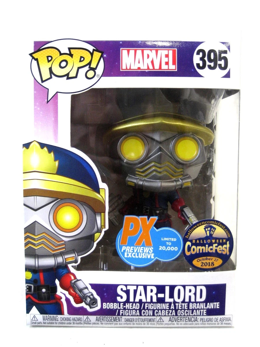 Funko Pop! Marvel Star-Lord PX Previews Exclusive Halloween Comic Fest  Bobble-Head Figure #395 - US