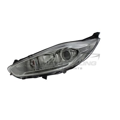 Headlight Ford Fiesta Mk7 2012-2018 With LED Daytime Running Lamp Passenger Side