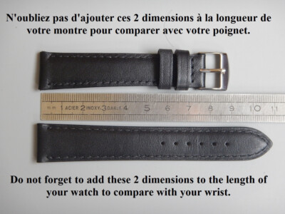 Bracelet De Montre Cuir Veau Grainé Noir 18 Mm – Morellato Made In Italy, Qualité Supérieure