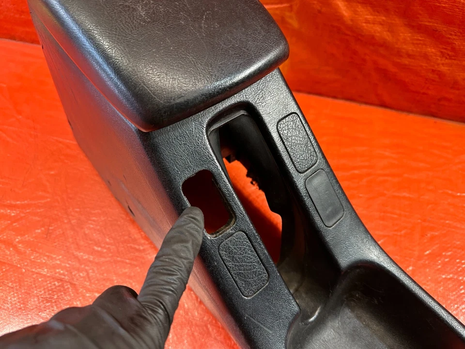 94 - 01 ACURA INTEGRA - CENTER CONSOLE ARM REST - GRAY LEATHER OEM FACTORY 236 - Image 4 of 4