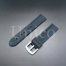 26MM SILICONE RUBBER WATCH BAND FITS FOR INVICTA RUSSIAN DIVER 16230 7182 BLUE