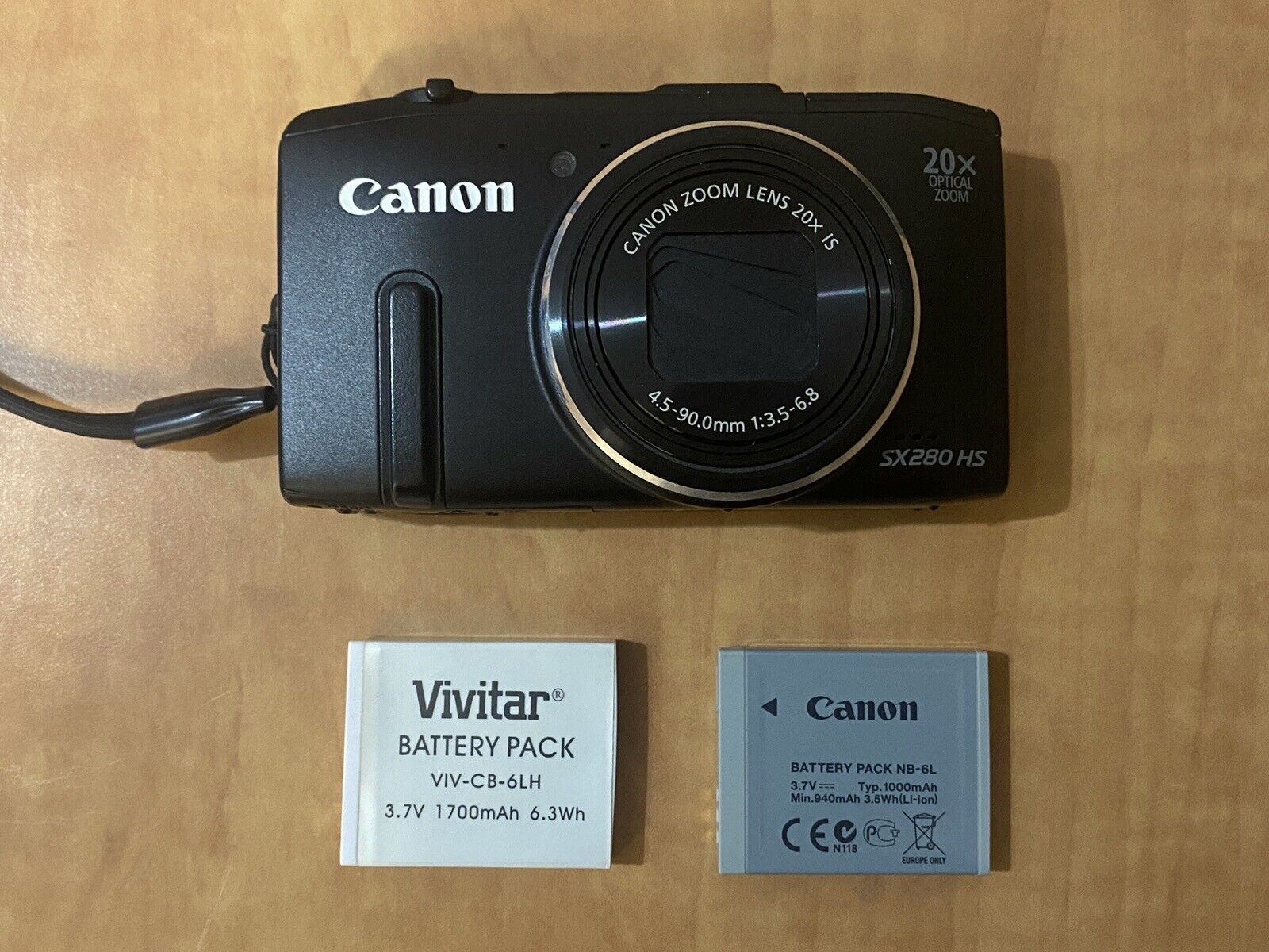 Canon PowerShot SX280 HS 12.1MP Digital Camera - Black for sale