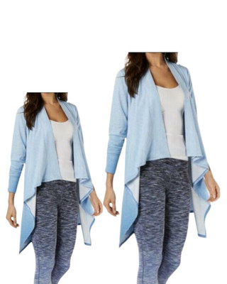 Damen Ideology tauchgefärbter Wrap Horizonblau Größe M & L - UVP £45,99 - UK Verkäufer