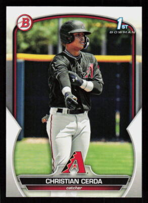 2023 Bowman Christian Cerda #BP-56  Baseball  Arizona Diamondbacks