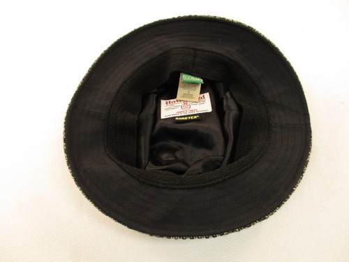 Vintage LL Bean Harris Tweed Wool GoreTex Bucket Hat Adult Size Small - Picture 6 of 11