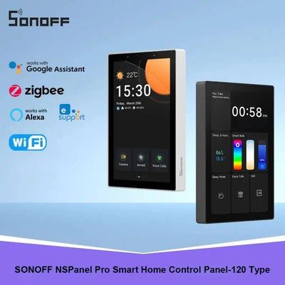 SONOFF NSPanel Pro 120 Smart Home Control Panel Touch Screen Zigbee 3.0 Gateway