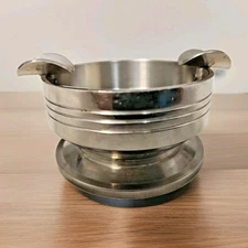 Vintage Art Deco Industrial Piston Ashtray Cigarette Cigar Man Cave Heavy Metal