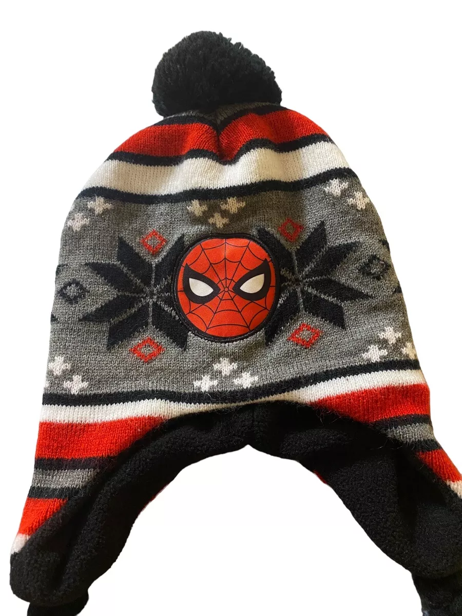 Marvel Spider Man Hat Cap Spiderman Winter Hat Warm Comics