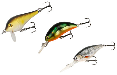 MIKADO Wobbler Fishunter 4-7cm einzeln o. als SET Kunstköder Forelle Hecht