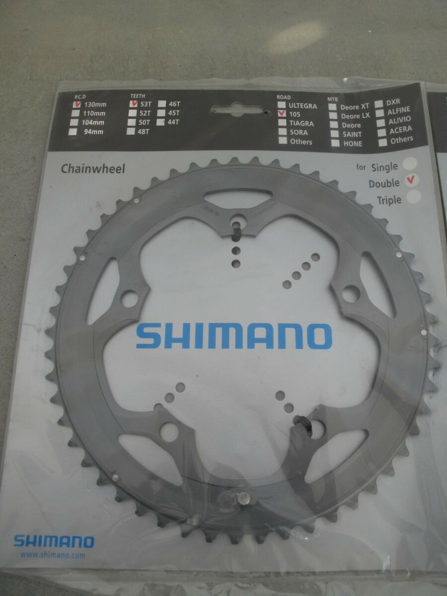 SHIMANO 105 Chain Ring 30t 39t 50t 52t 53t 130 BCD Double SHIMANO 105 Chain Ring 30t 39t 50t 52t 53t 130 BCD Double
