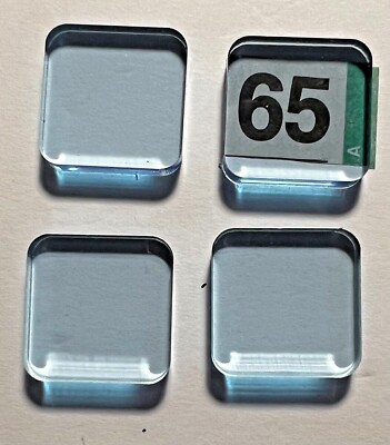 BINGO Waiters / Oops card markers ''SET of 4'' Various colors and shapes