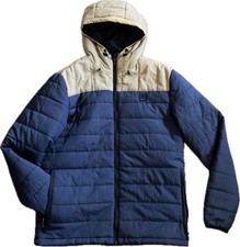 Billabong Adventure Division A/DIV Men Full Zip Hooded Puffer Jacket Men's M EUC