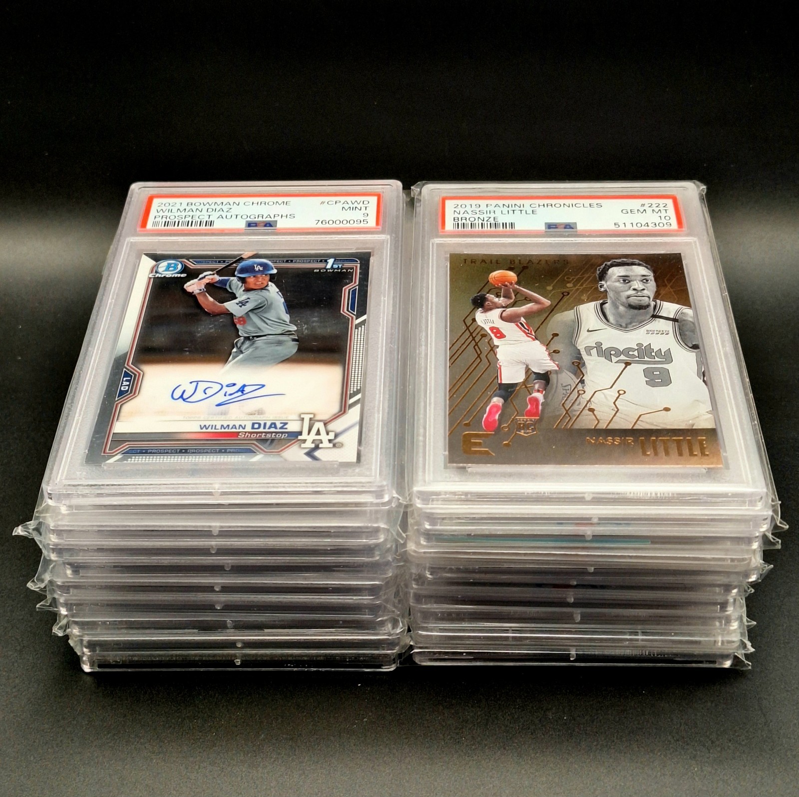 1 PSA Slab Guaranteed Graded 9 Or 10 – Baseball - Basketball - Football Only view 4