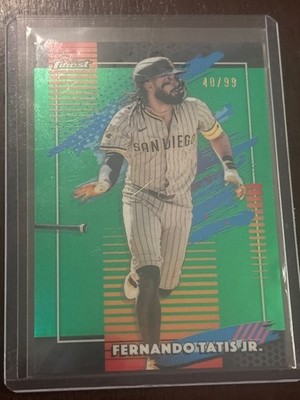 2026 Topps Finest - Uncommon Fernando Tatís Jr. #157 Green Mini-Diamond...