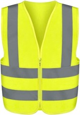 Neiko High Visibility Safety Vest ANSI Class 2, No Pocket, XX-Large, Yellow