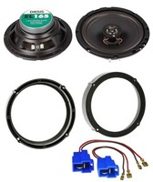 ACV 16,5Cm 100Watt 2-Wege Lautsprecher FüR Skoda Octavia 96-04 TüR Front Heck Au