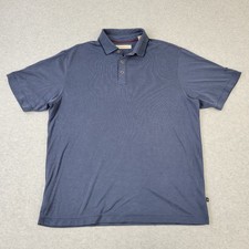 Tommy Bahama Golf Polo Mens Large Performance Navy Blue Geometric Shirt