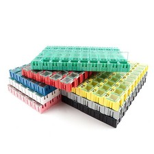 50pcs Storage Container Boxes for SMD Components Electronic Parts Organizer