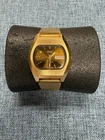 Vintage Seiko Automatic Watch Men's 7009-5029 Gold Tone Day Date Brown Dial Runs