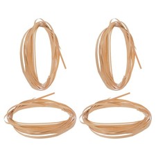 4Pcs Durable Bamboo Weaving Strips for DIY Basket Repair Rattan Furniture Craft