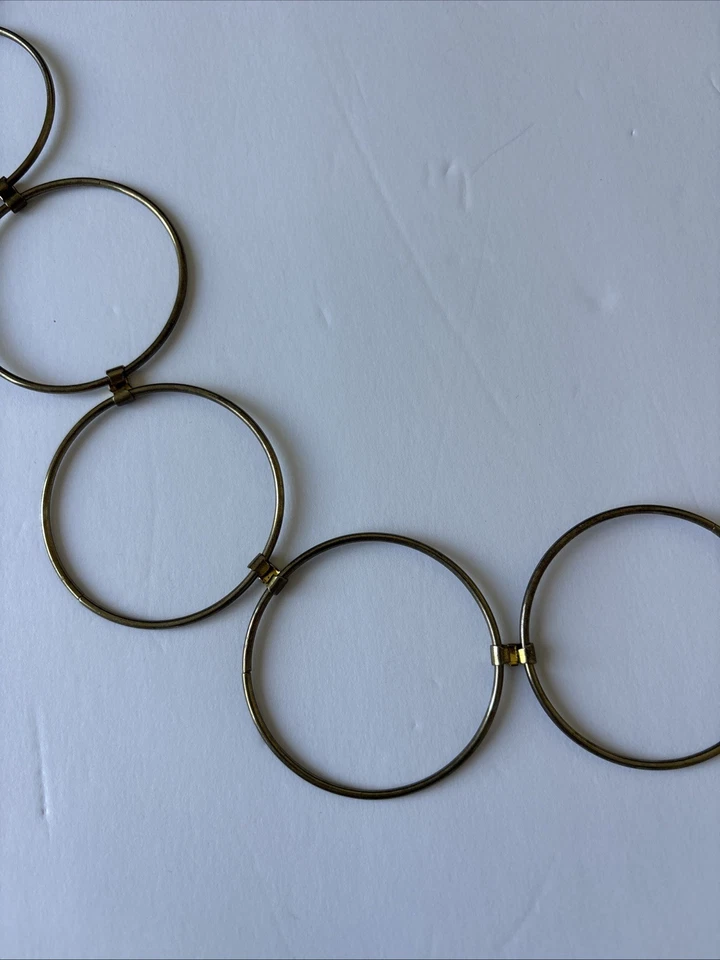 Cinturón cadena latón vintage Foto 2 de 4