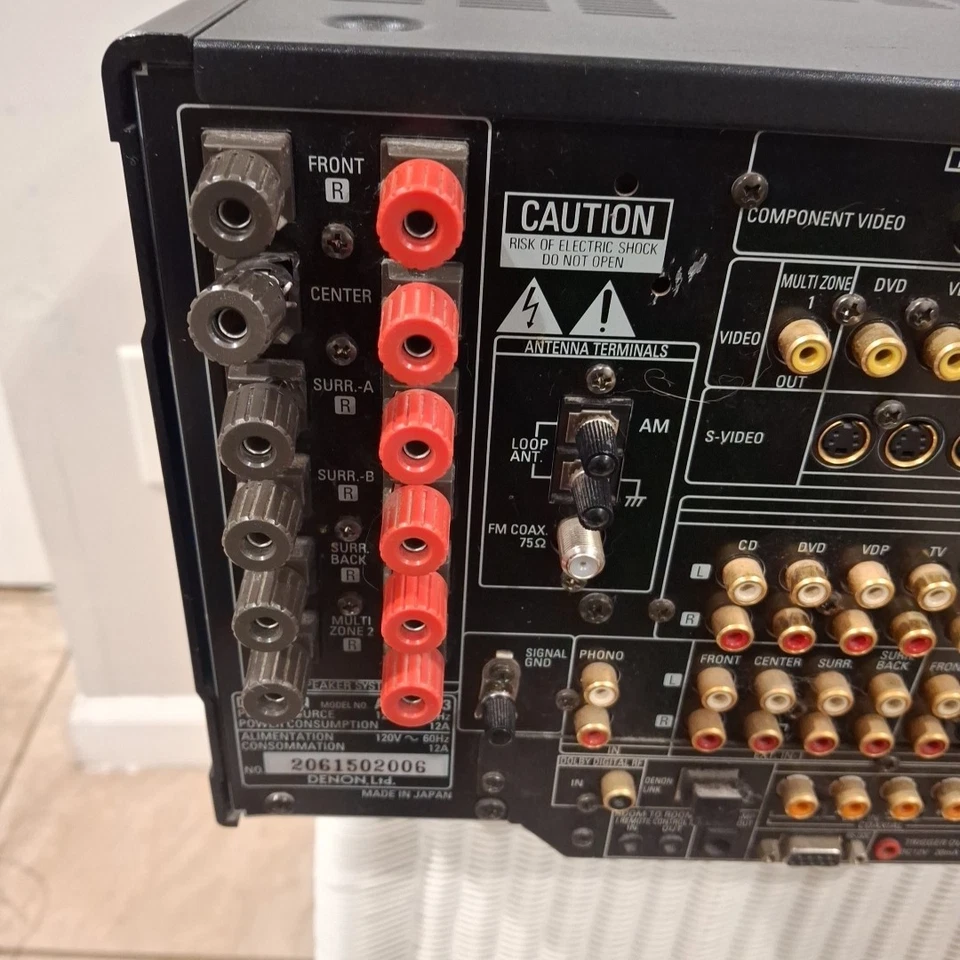 DENON AVR- 5803 Home Theater Stereo SURROUND SOUND FM Receiver READ DESCRIPTION - Image 3 of 4
