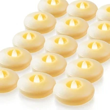 24 Pack 3” Flameless Floating Candles, 200 Hour Battery Operated Flickering W...
