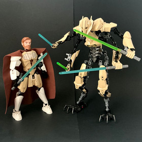 Lego Star Wars: Gen. Grievous  + Obi-Wan Kenobi. 75112, 75109.  Complete