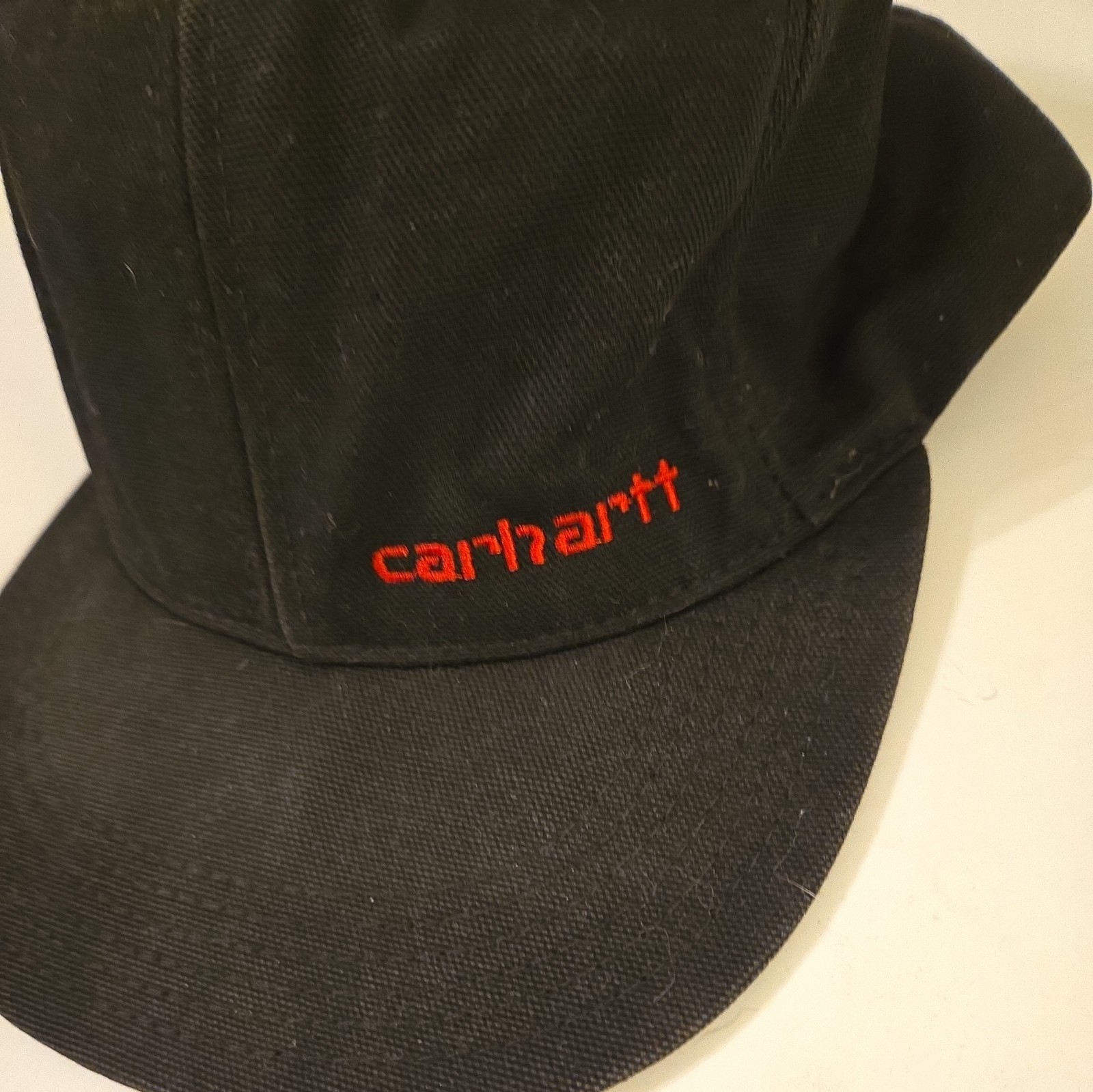 Carhartt Spell Out Snapback Hat Solid Black OS Em… - image 2