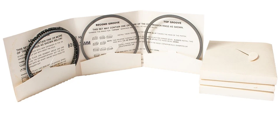 Juego de anillos de pistón de repuesto TRW para Ford Mustang 1979-1991 número de pieza 4203-030 Foto 2 de 4