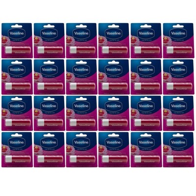 Vaseline rosy lips Lippenpflege 24 x 4,8g Lippenstift Pflege bei trockenen Lippe