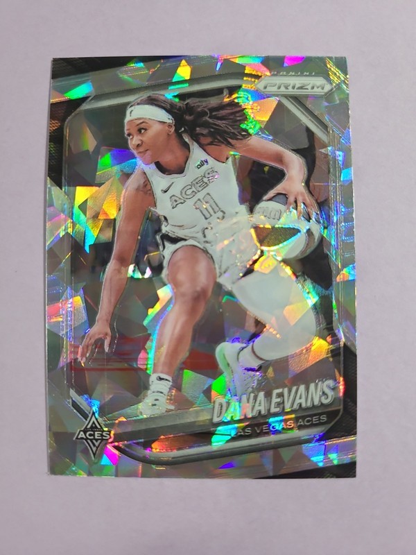 Dana Evans 2025 Panini Prizm Cracked Ice WNBA Basketball Card # 33 K3975