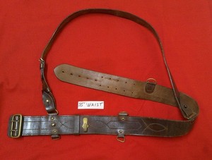 Sam Browne belt WW 1