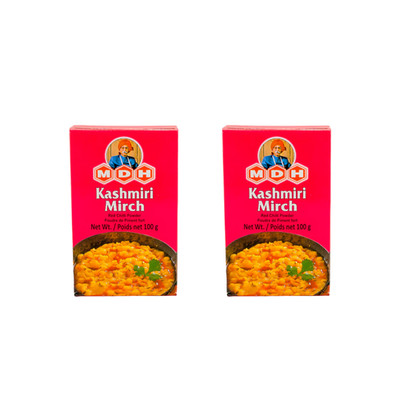 MDH Kashmiri Mirchi Pulver 100g 2er-Pack