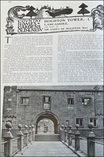 HOGHTON TOWER, LANCASHIRE. THE SEAT OF SIR JAMES DE HOGHTON, BART. SEVERAL PICTU