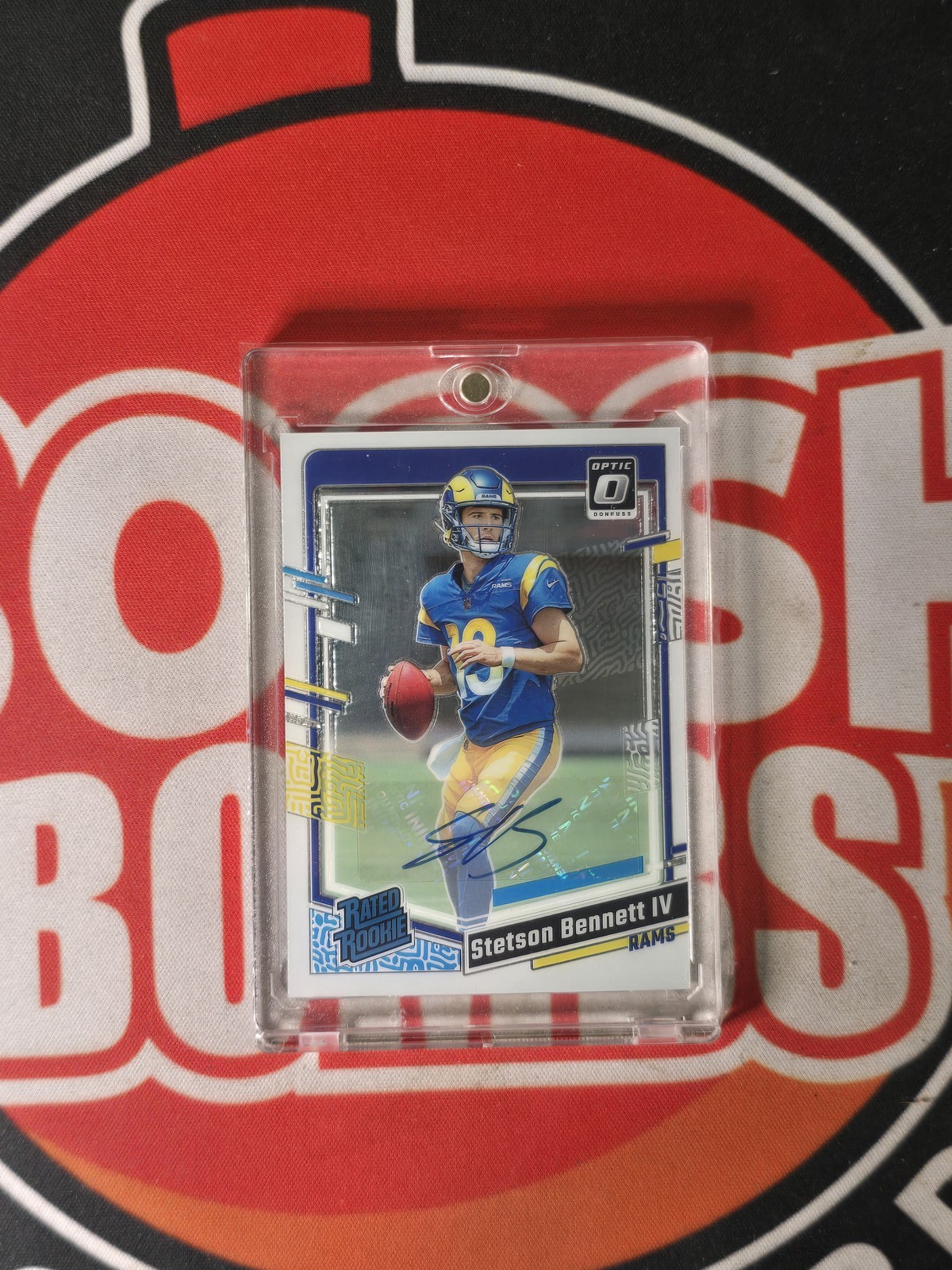 2023 Stetson Bennett Iv Panini Optic Rated Rookie /199 #267 Rc Auto LA Rams