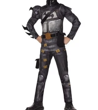 Boys Inspirit FORTNITE Batman Zero Halloween Costume Size XL 14/16 Xbox PS Game