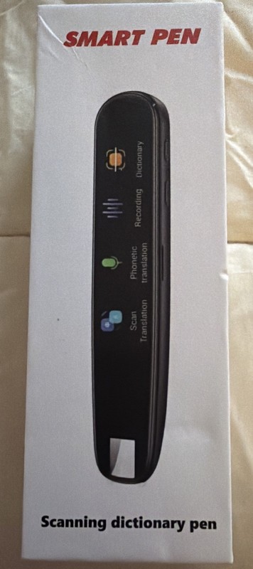 SMART SCANNING PEN DICTIONARY TRANSLATOR  Black