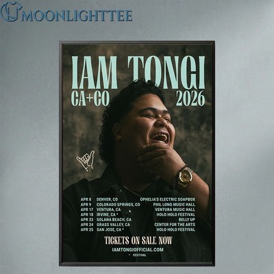 NEW Iam Tongi Fall Tour 2026 Poster Home Decor, Wall Art, No Frame, Fan Gift