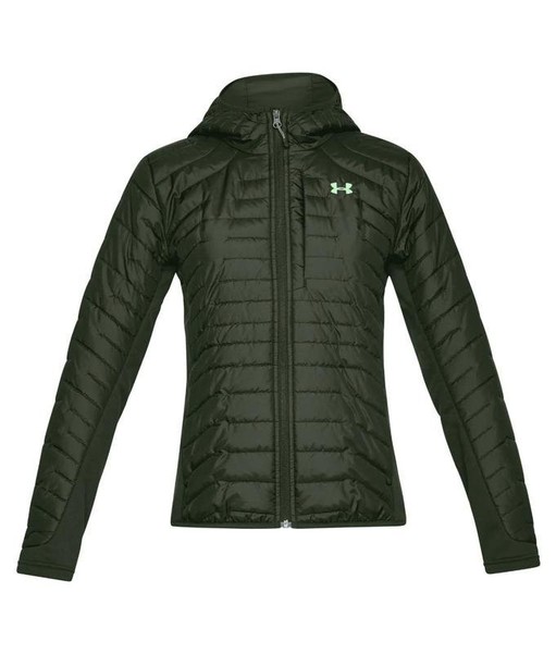 Men Under Armour Jacket Green 100% Cotton S