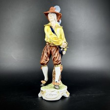 Unterweissbach Thüringen Porzellanfigur Musketier D'Artagnan - Heinz Schober