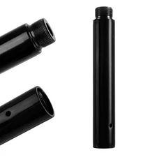 Dance Pole Extension Tube, Pro Quality 250mm Black Chrome Dancing Pole Extend...