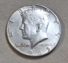 Kennedy 1969 Half Dollar Silver Coin 50C 0.4 Fineness Uncertified US Collectible