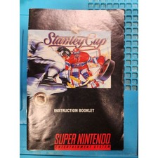 NHL Stanley Cup for Super Nintendo MANUAL ONLY