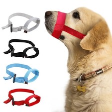 Bozal de perro ajustable correas de perro máscara nailon charco boca cubierta accesorios para mascotas